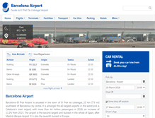 Tablet Screenshot of barcelonaairport.net